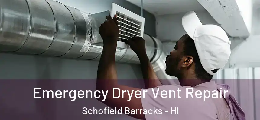  Emergency Dryer Vent Repair Schofield Barracks - HI